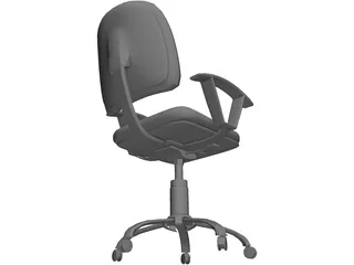 Office Chair 3D Model preview