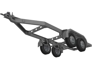 Trailer 3D Model preview