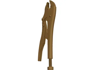 Vice Grip Plier 3D Model preview