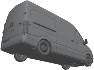 Mercedes-Benz Sprinter (2014) 3D Model preview