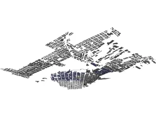 Vancouver City Downtown (Canada) 3D Model preview