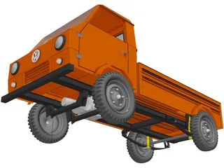 Volkswagen DMG Trakbayan 3D Model preview