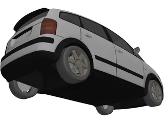 Audi A2 3D Model preview