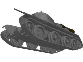 BT-7 3D Model preview