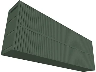 Double Shipping Container 3D Model preview
