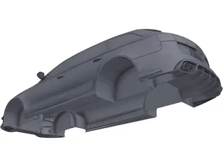 Audi RS6 Body 3D Model preview