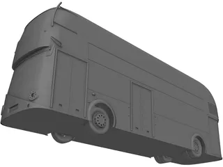 London Bus 3D Model preview