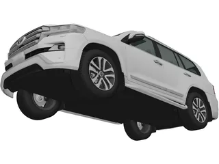 Toyota Land Cruiser (2016) 3D Model preview