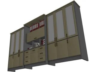 Cupboard 3D Model preview