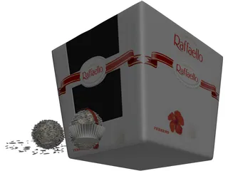 Ferrero Raffaello 3D Model preview
