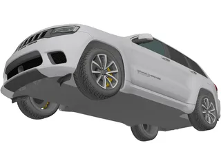 Jeep Grand Cherokee Trackhawk 3D Model preview