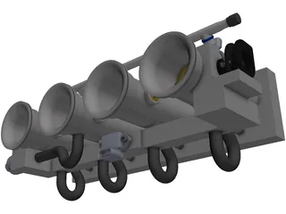 Custom ITB Manifold 3D Model preview