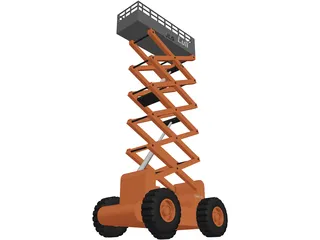 Clawder Crane 3D Model preview