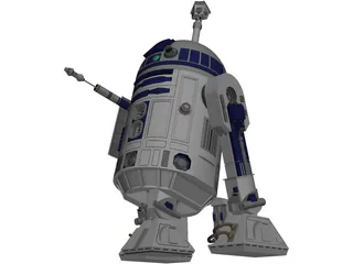 Star Wars R2D2 3D Model preview