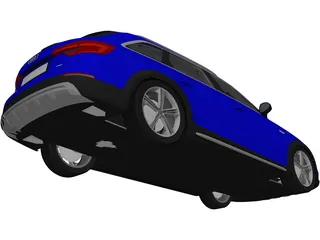 Audi A4 Avant (2018) 3D Model preview