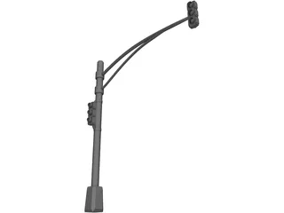 Traffic Light 3D Model preview