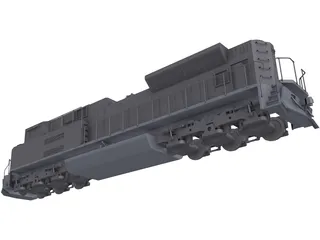 EMD SD70AC 3D Model preview
