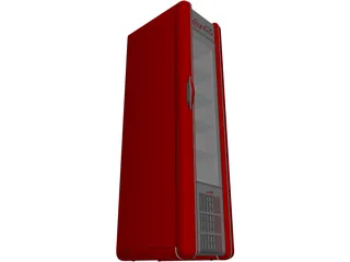 Coca-Cola Fridge 3D Model preview