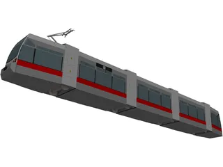 Train 3D Model preview