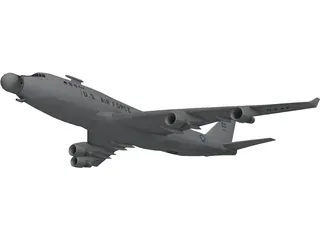 Boeing Airborne Laser YAL-1 3D Model preview