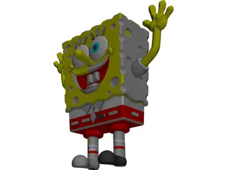 Sponge Bob 3D Model preview