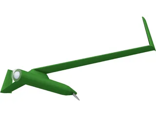 Birdseye Unmanned Drone Glider 3D Model preview