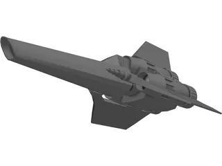 Colonial Viper 3D Model preview