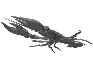 Lobster 3D Model preview
