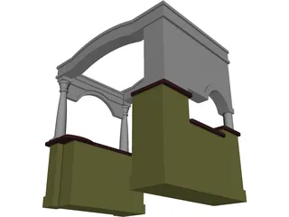 Kitchen Playhouse 3D Model preview