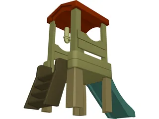 Treehouse Playset 3D Model preview