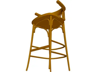 Stool Cuppa 3D Model preview