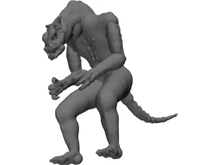 Monster 3D Model preview