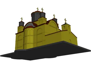 Ravanica Church 3D Model preview