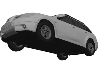 Mitsubishi Outlander 3D Model preview