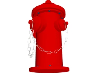 Fire Hydrant 3D Model preview