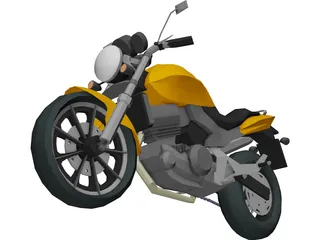 Honda Hornet 3D Model preview