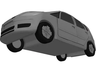 Mitsubishi Colt 5-door 3D Model preview