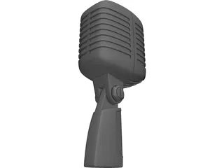 Radio Microphone 3D Model preview