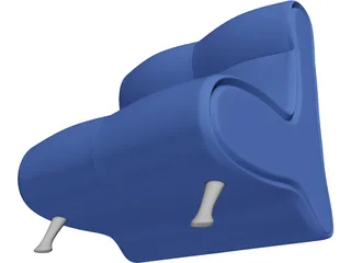 Arm Chair Blues 3D Model preview