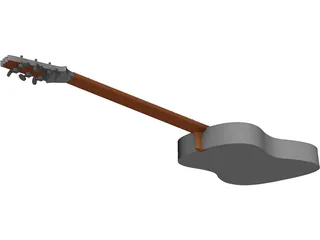 Guitar 3D Model preview