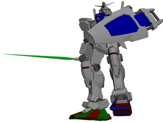Gundum 3D Model preview