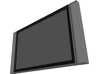TV Plasma 30inch Polegadas 3D Model preview