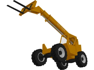 Forklift Skytrack All Terrain 3D Model preview