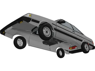 Subaru GL (1989) 3D Model preview