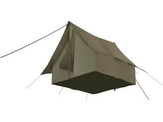 Camping Tent 3D Model preview