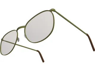 Glasses 3D Model preview