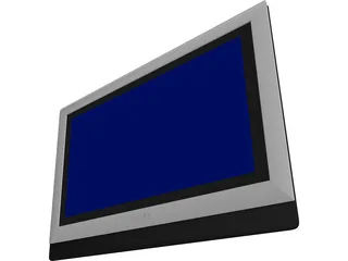 Philips Plasma TV 3D Model preview