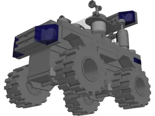 Lego Fire Truck 3D Model preview