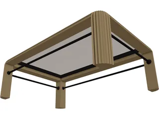 Table Rectangular 3D Model preview