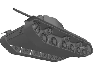 Tank KV-1 3D Model preview
